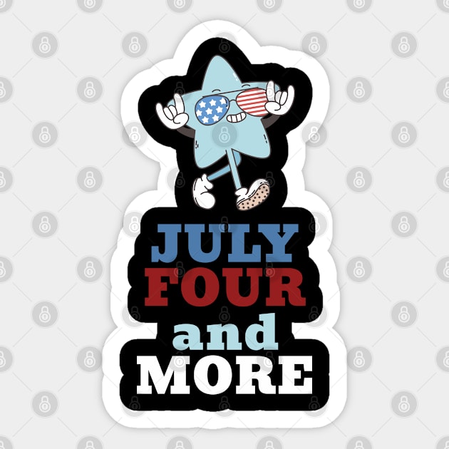 July Four and More Sticker by TurnEffect